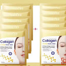 Máscaras Faciais Coreanas de Colágeno Antirrugas